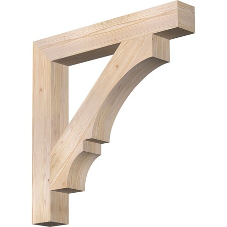 Ekena Millwork Balboa Block Smooth Bracket, Douglas Fir, 5 1/2"W x 40"D x 40"H BKT06X40X40BOA05SDF